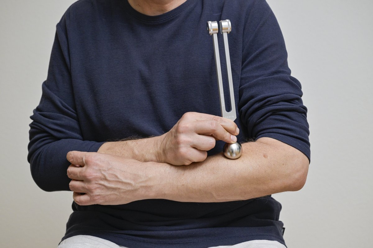 Klangmassage mit Stimmgabel